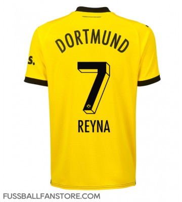Borussia Dortmund Giovanni Reyna #7 Replik Heimtrikot 2023-24 Kurzarm